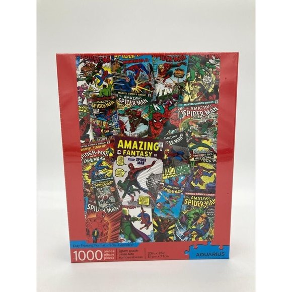 Marvel Spider-Man Collage 1000 Piece Jigsaw Puzzle - Picture 2 of 2